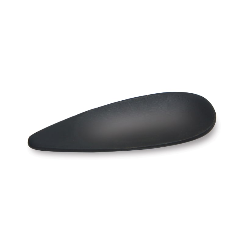 PacknWood 209BBMAHAL MAHAL Black Bamboo Tear Shaped Tasting Spoon