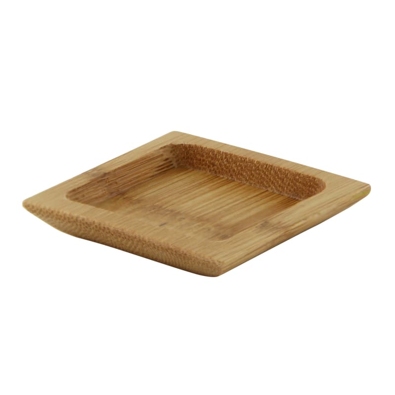 PacknWood 209BBPODA PODA Bamboo Mini Square Dish