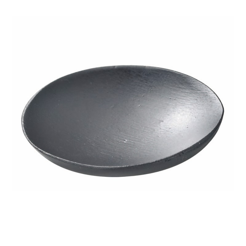 PacknWood 209BBRAJA RAJA Round Black Bamboo Mini Dish