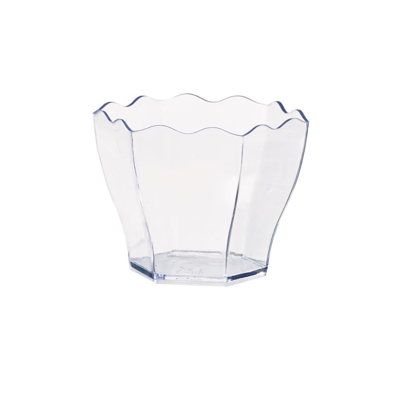 PacknWood 209MBDEVA1 DEVA Flower Shaped Transparent Cup