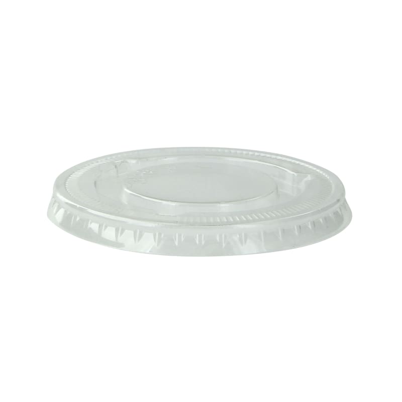 PacknWood 209POPETL3 Clear PET Flat Lid for 210POC81N & 210POB80 & 210POC121N & 210POB121