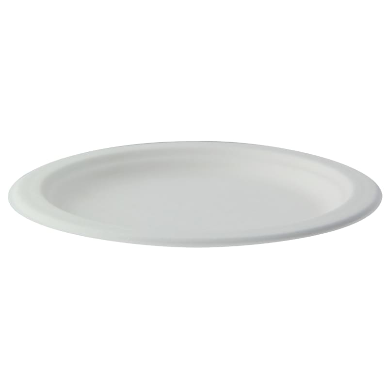 PacknWood 210APU16 Sugarcane White Round Plate