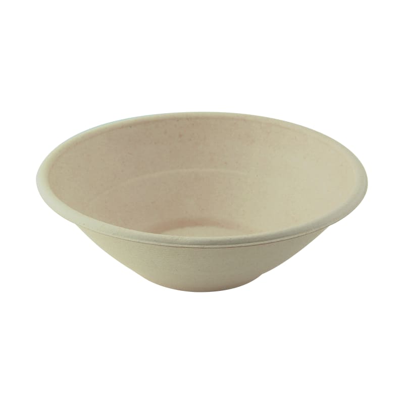 PacknWood 210APUPK32BRF Round Brown Sugarcane Bowl (No added PFAs)