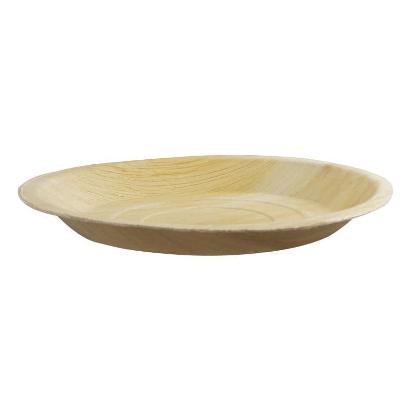 PacknWood 210BBA25 Round Palm Leaf Dinner Plate