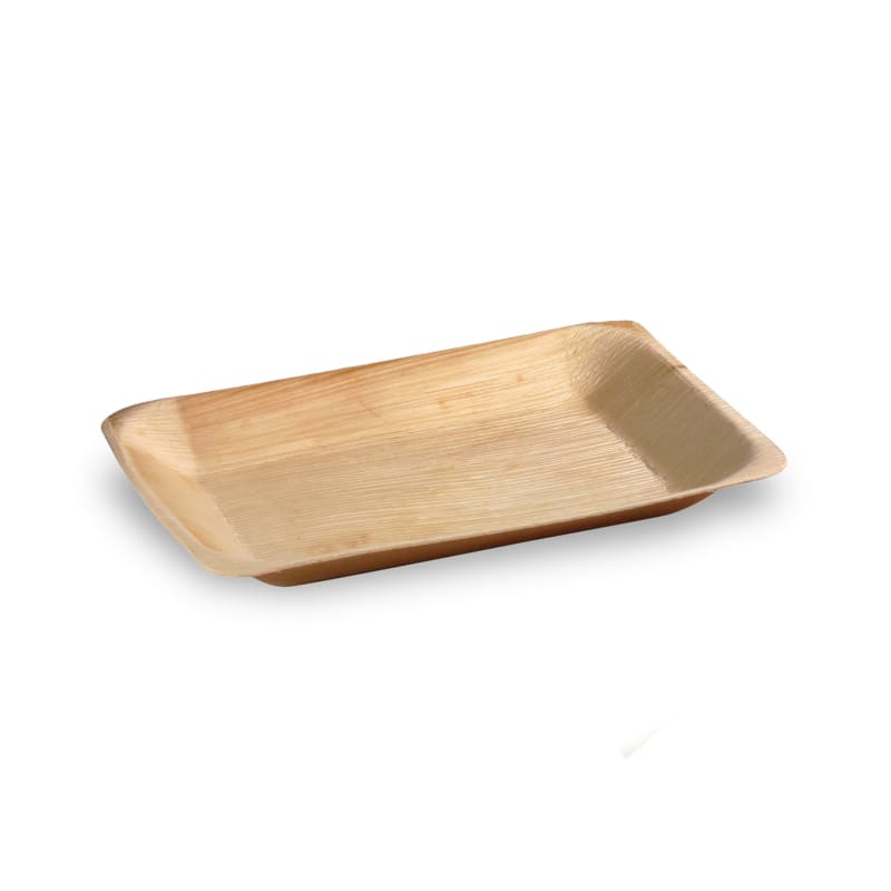 PacknWood 210BBA2818 Rectangular Palm Leaf Tray