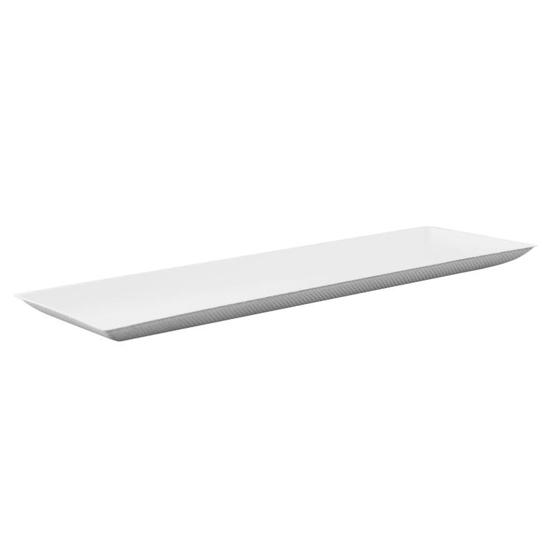 PacknWood 210BCHIC279F Bio n Chic Rectangular Sugarcane Plate (No added PFAs)
