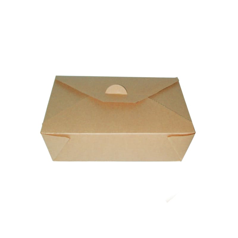 PacknWood 210BIO3K Kraft Meal Box