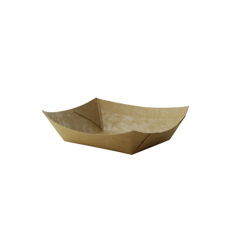 PacknWood 210BQKEAT1 Multi Use Small Kraft Paper Boat
