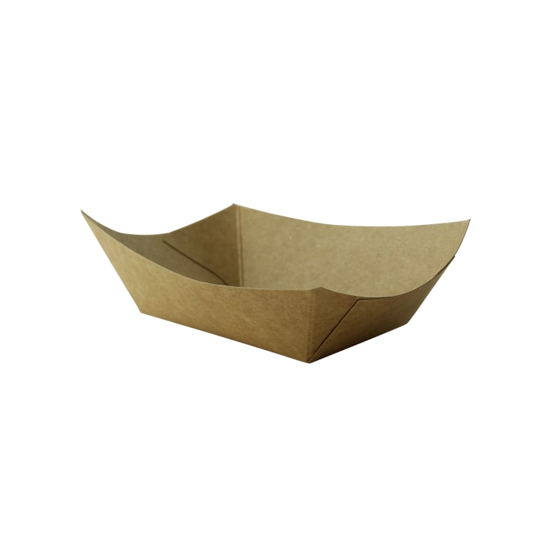 PacknWood 210BQKEAT2 Multi Use Small Kraft Paper Boat