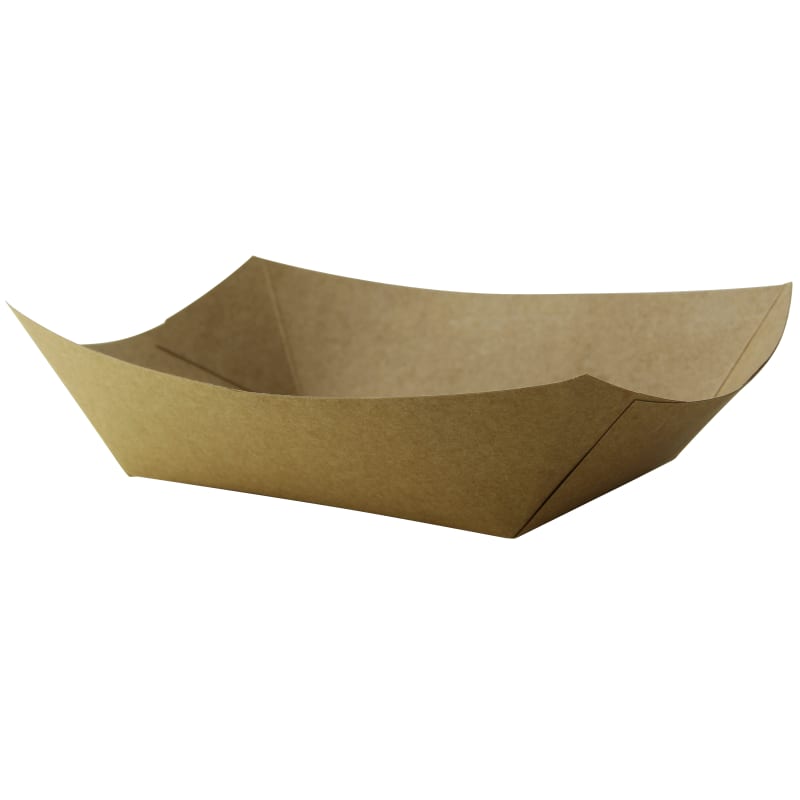 PacknWood 210BQKEAT5 Multi Use Large Kraft Paper Boat