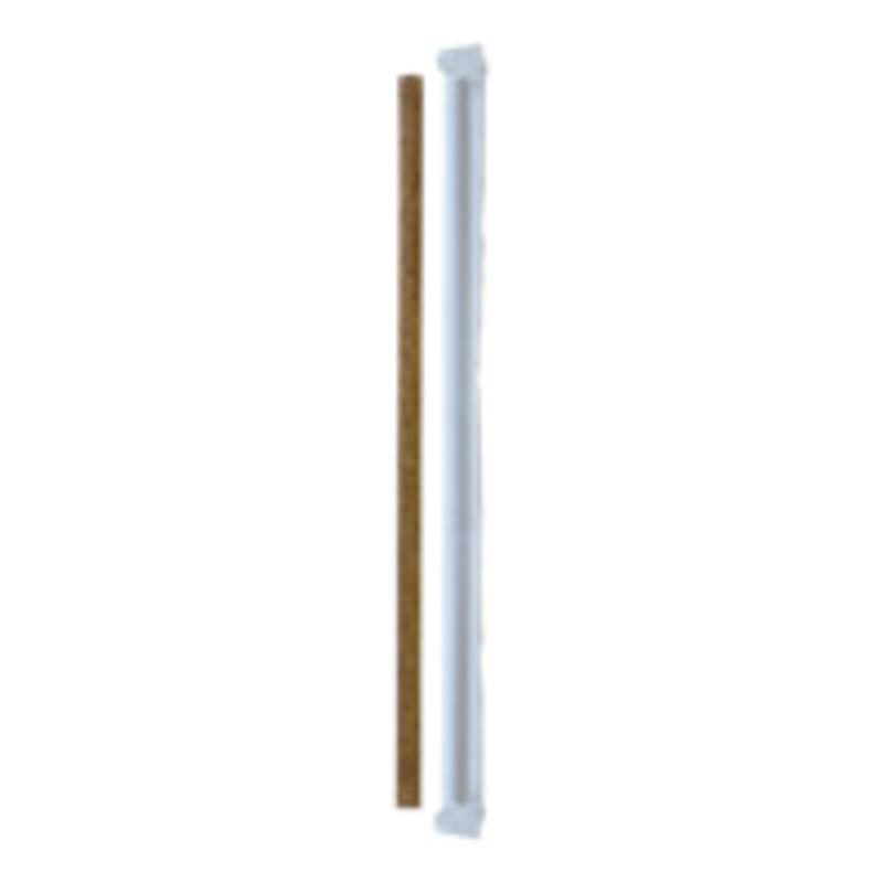 PacknWood 210CHCO19JW Compostable Wrapped Coffee Ground Jumbo Straw