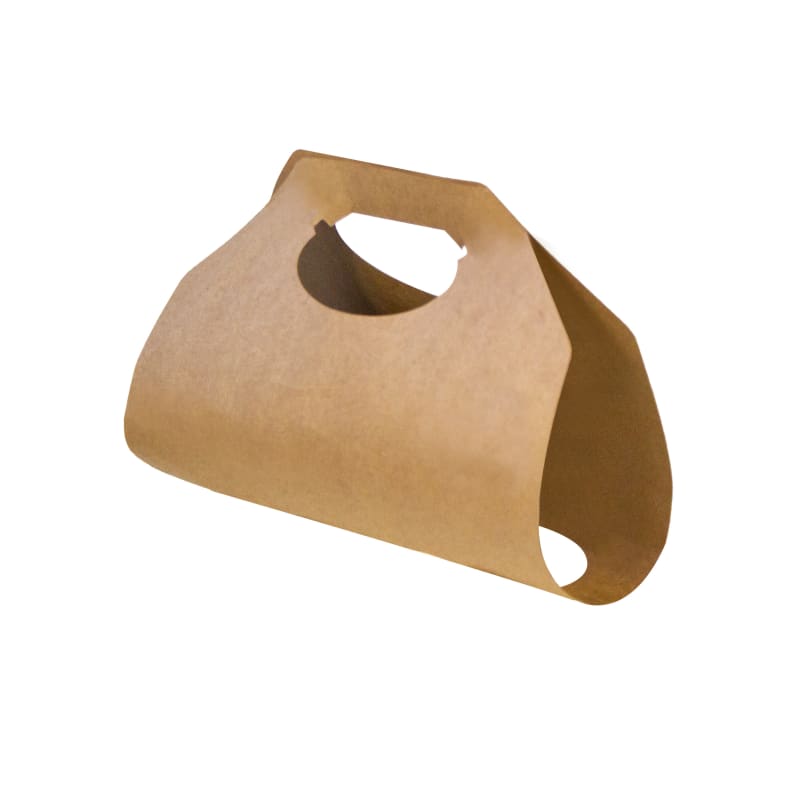 PacknWood 210CUPC2 Kraft Paper 2 Cup Carrier for 4oz/ 8oz/ 10oz / 12oz / 16oz / 20oz
