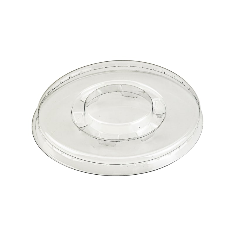PacknWood 210GKL80 Clear PET Flat Lid for 210POC151N & 210POB151