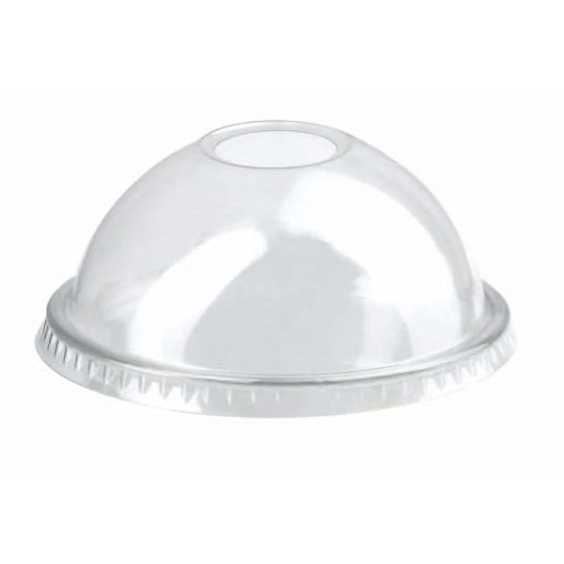 PacknWood 210GKLD78DX Clear Dome Lid With Hole