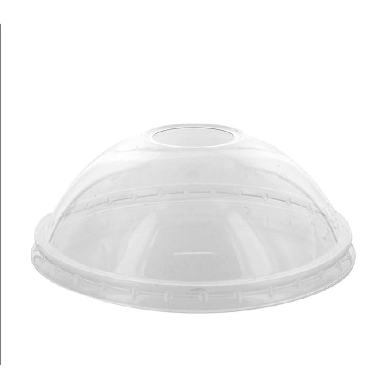 PacknWood 210GKLDZ114 Clear PET Dome Lid for 210DELINEWS & 210DELIPOC & 210DELIK