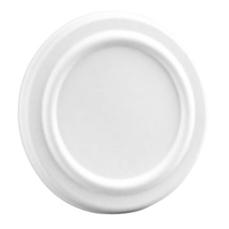 PacknWood 210GPU500LF White Sugarcane Lid for 210GPU350 & 210GPU500 (No added PFAs)