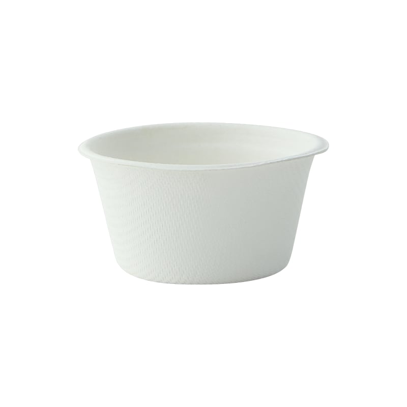 PacknWood 210GPU7 White Sugarcane Souffle / Portion Cup