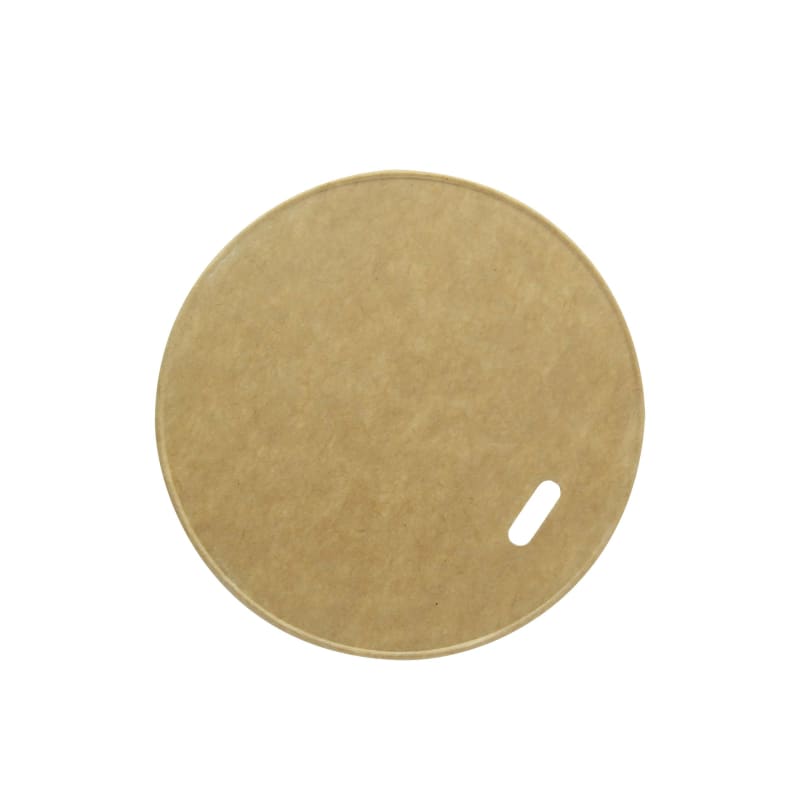 PacknWood 210LPAP80K Kraft Paper Coffee Lid for 8oz