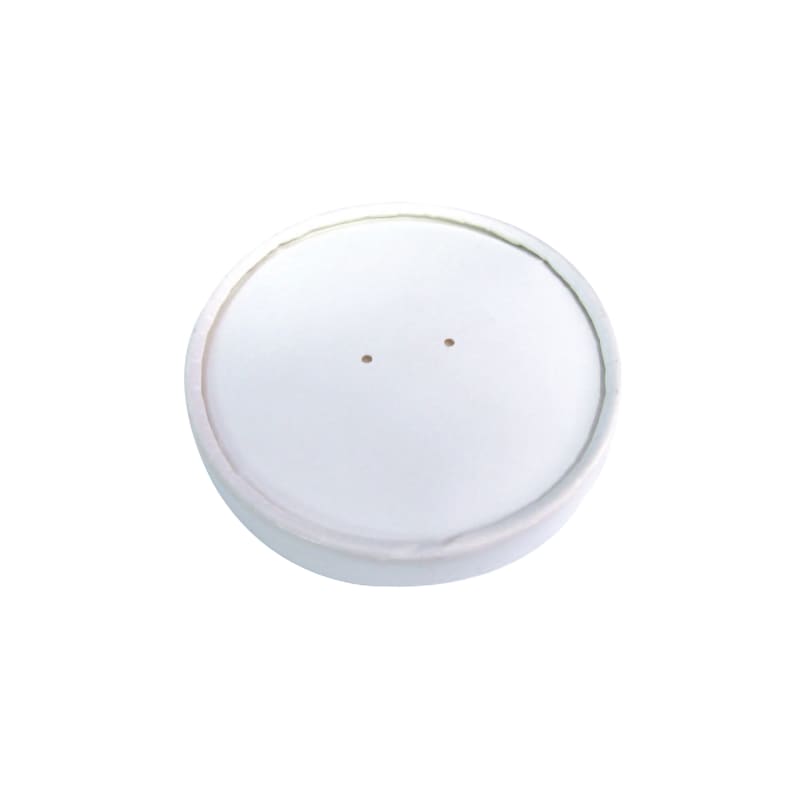 PacknWood 210LSOUP90W Vented White Paper Lid for 210SOUP8 & 210SOUPK8K & 210SOUP12 & 210SOUPK13K