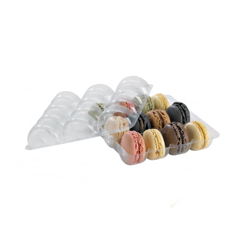PacknWood 210MACINS12 Insert for 12 Macarons (3x4) with Clip Closure