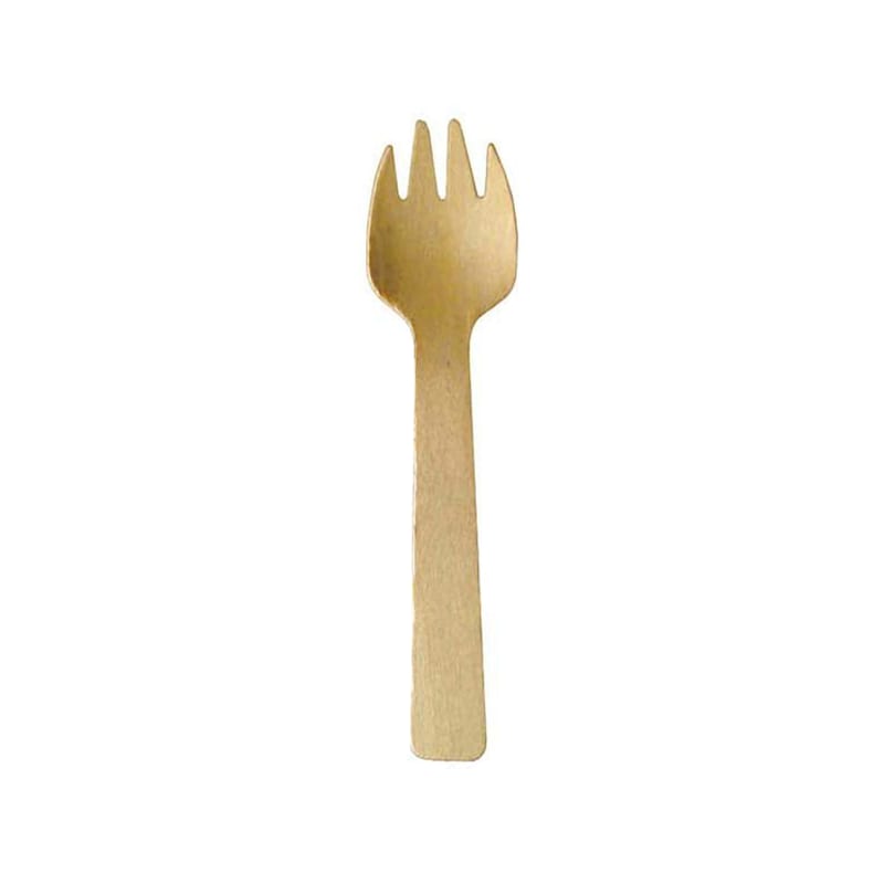 PacknWood 210MSPK1 Wooden Mini Spork