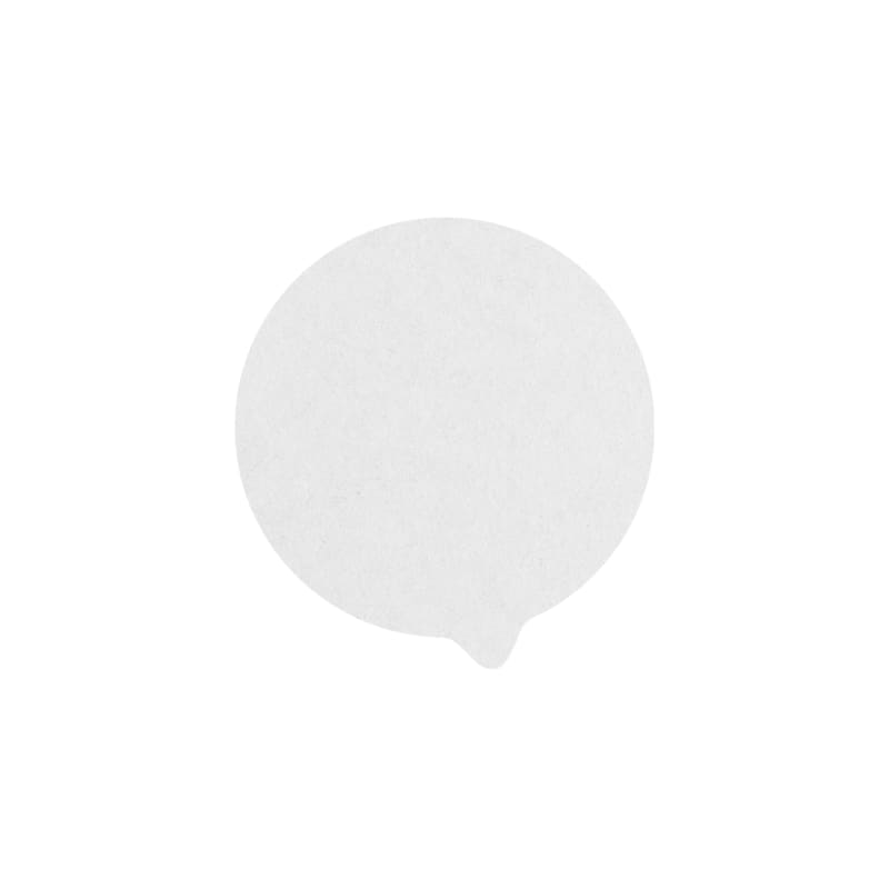PacknWood 210OPCO120W Die Cut White Lid