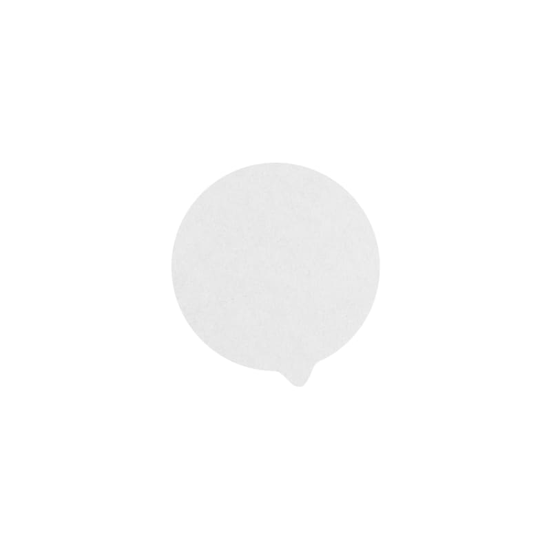 PacknWood 210OPCO96W Die Cut White Lid