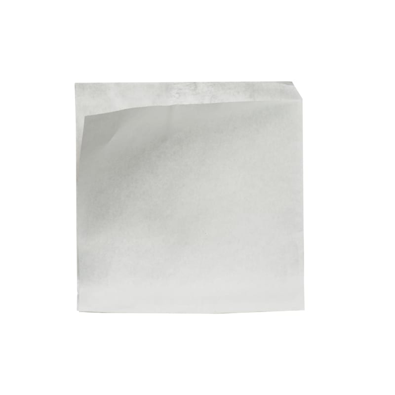 PacknWood 210PAPOW17G White Kraft Bag Opens 2 Sides Greaseproof