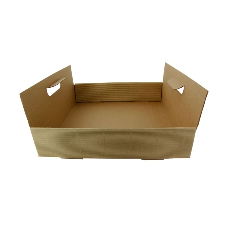 PacknWood 210PAPTRAY32H Kraft Paper Tray with Handles