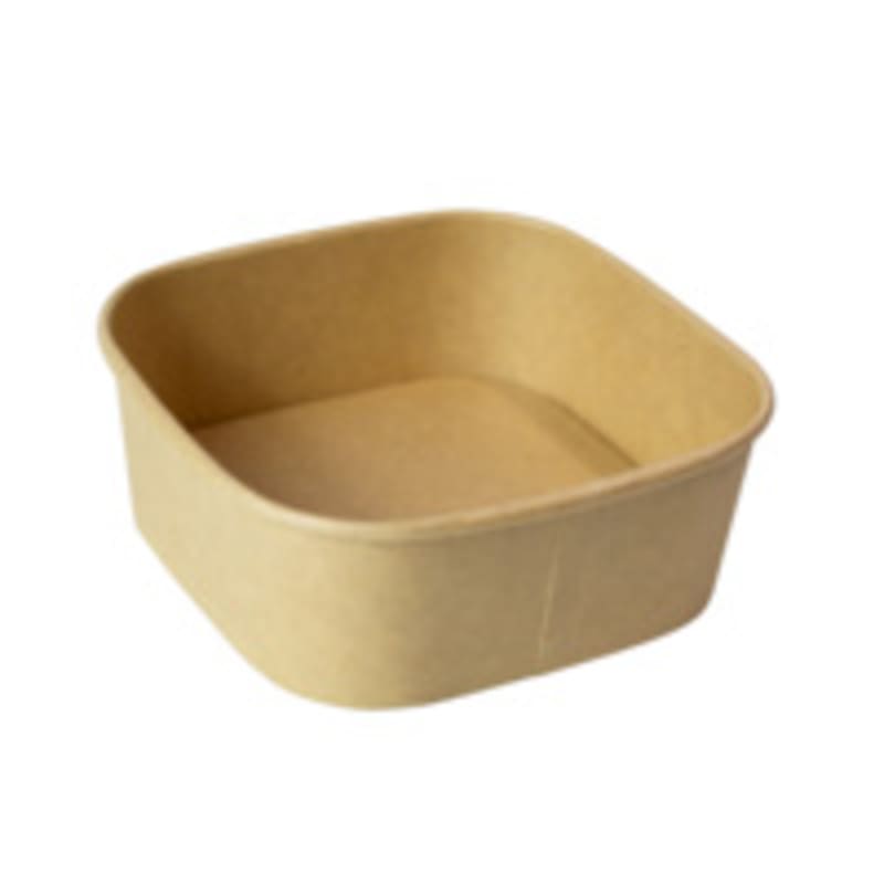 PacknWood 210PCAR500PPK Square Kraft Meal Box