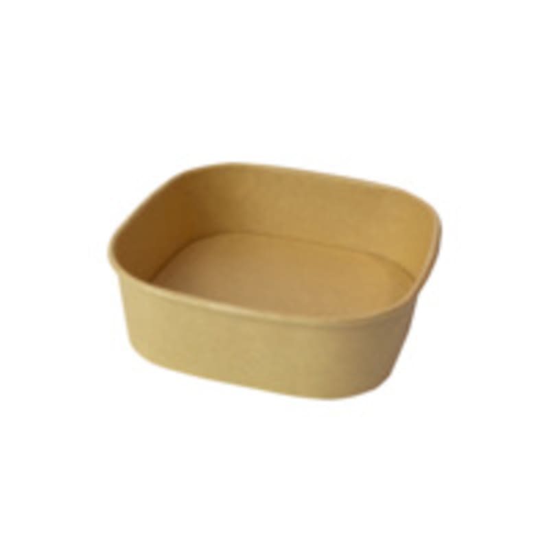 PacknWood 210PCAR750PPK Square Kraft Meal Box