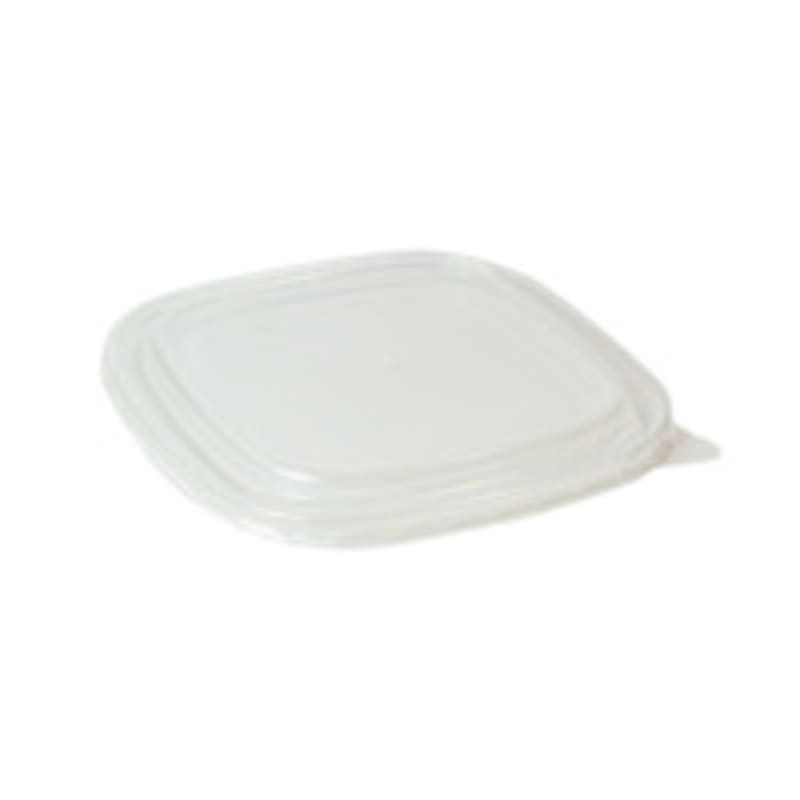 PacknWood 210PCARL1717PET Square PET Lid for the 210PCAR range 25-46oz