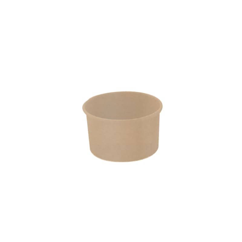 PacknWood 210POB181 Brown Kraft Hot & Cold Paper Cup