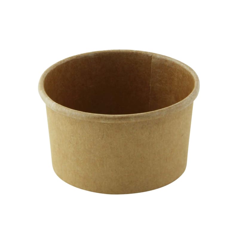PacknWood 210POB61 Brown Kraft Hot & Cold Paper Cup