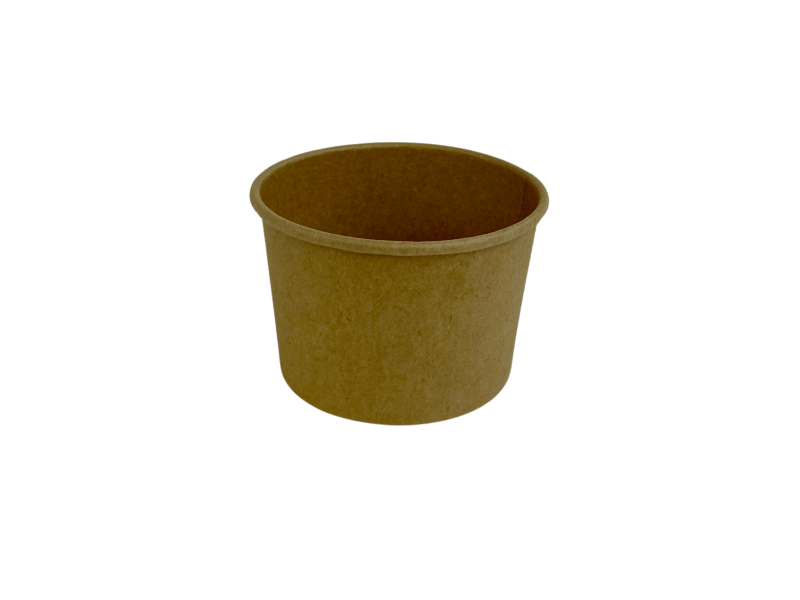 PacknWood 210POB81 Brown Kraft Hot & Cold Paper Cup