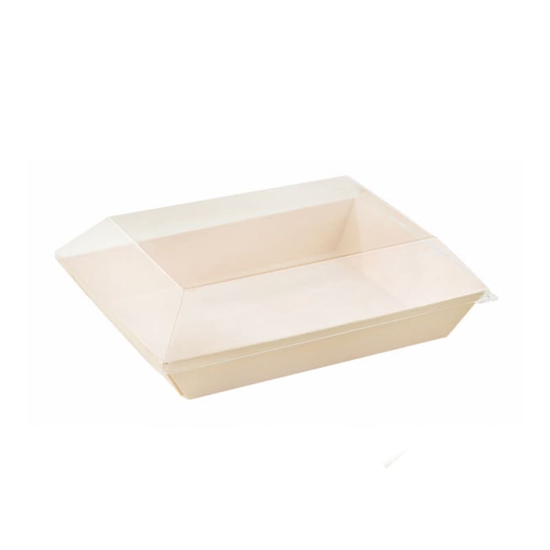 PacknWood 210SAMLT130 Clear PET Lid for 210SAMBQ130