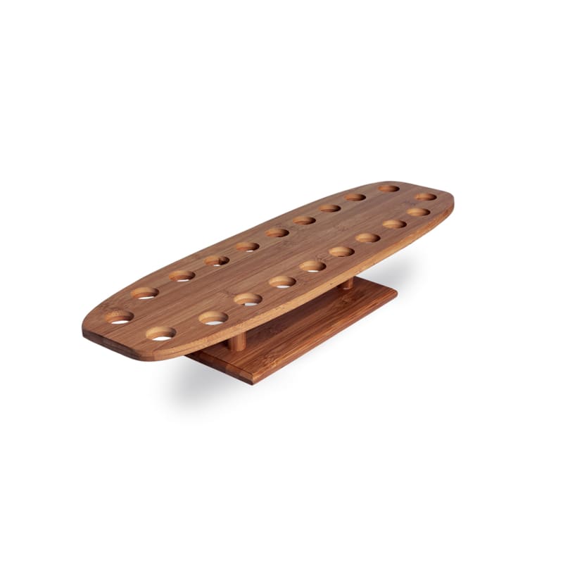 PacknWood 210SBAM20 20 Holes Bamboo Reusable Cone and Temaki Display