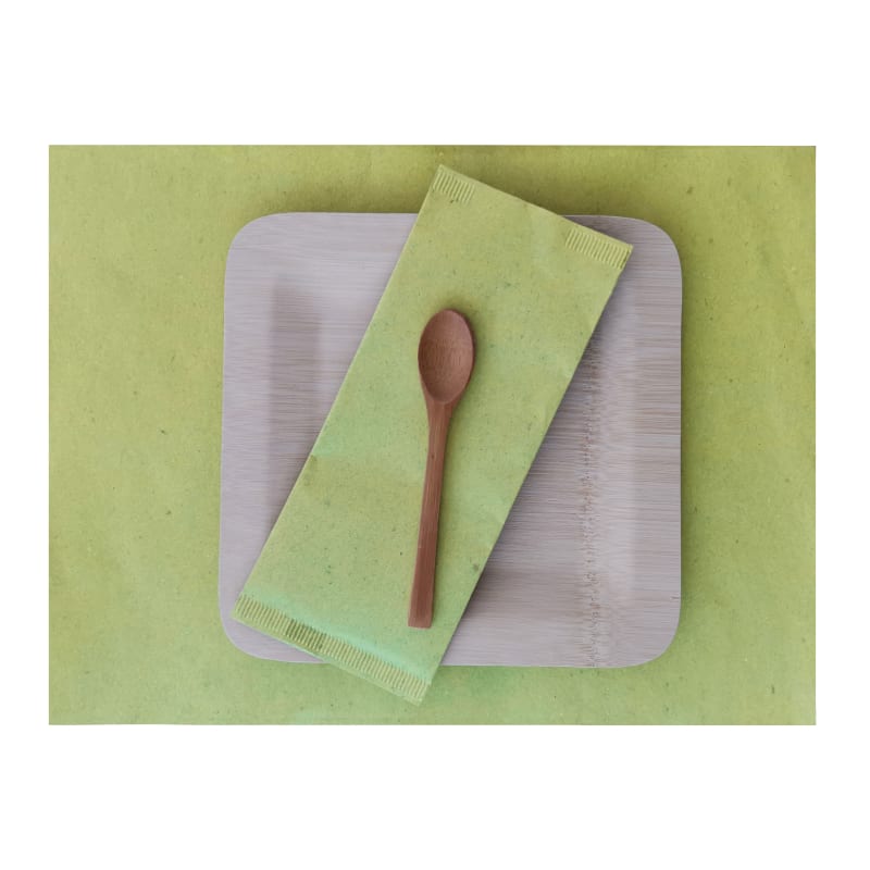 PacknWood 210SET3040V Green paper place mat