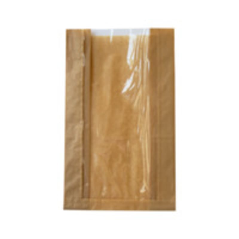 PacknWood 210SVIS3622 Brown Kraft Bag with Window