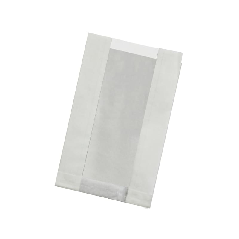 PacknWood 210SVISW2214G White Kraft Bag with Window Greaseproof