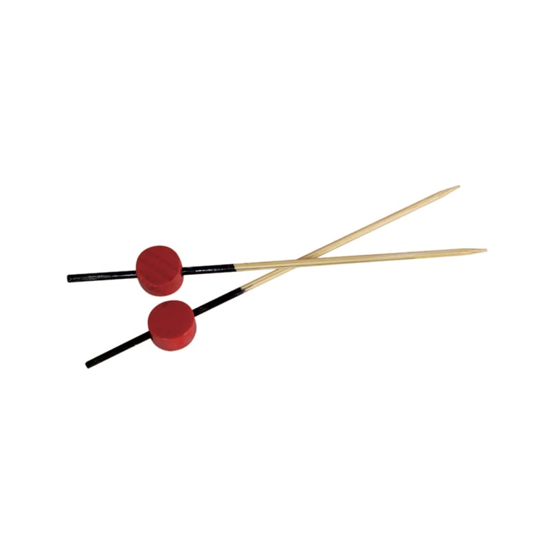 PacknWood 8NPBBATAMI12B ATAMI Bamboo picks Black end with Red bead