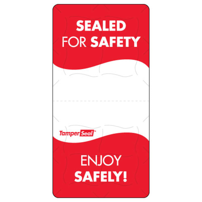 Daymark IT119541B Tamper-Evident Labels 2" x 4" (24 Roll Case)