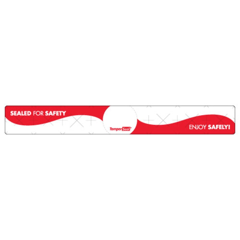 Daymark IT119542 Tamper-Evident Labels 1" x 8"