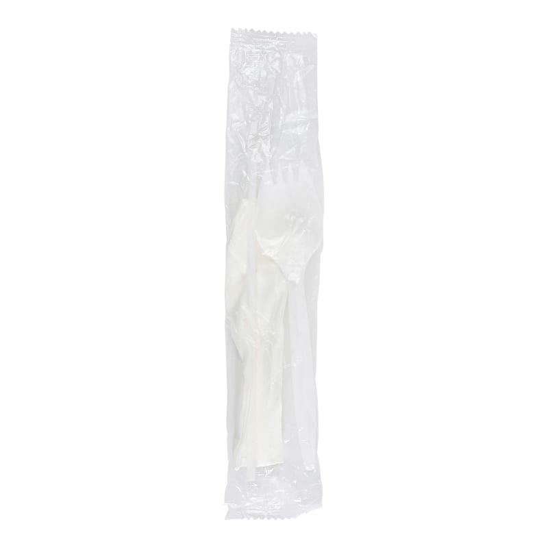 Empress E176015 Medium Weight Cutlery Kit Polypropylene Spork Milk Straw 5.75" Napkin