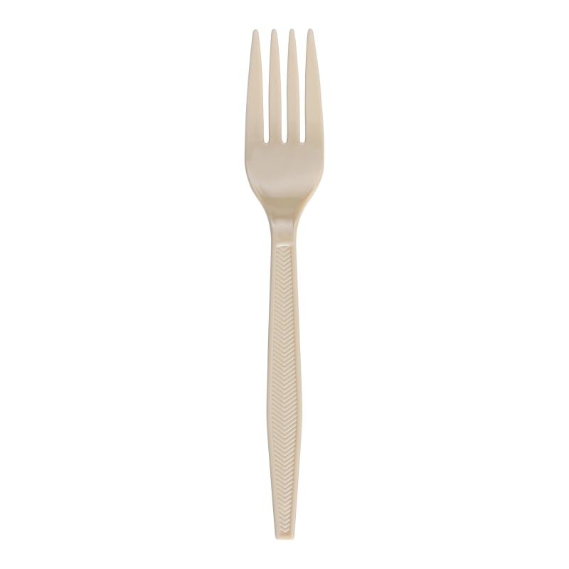 Empress E182001 Heavy Weight Fork Polystyrene Champagne Dense Pack