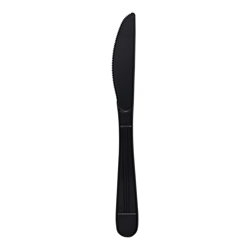 Empress E189003 Heavy Weight Knife Polypropylene Black Wrapped Dense Pack