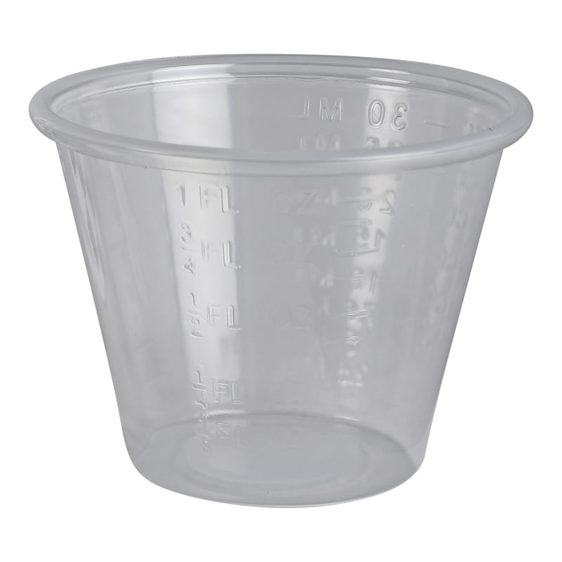 Empress EPC100G Graduated Medical Cup Clear 1 oz