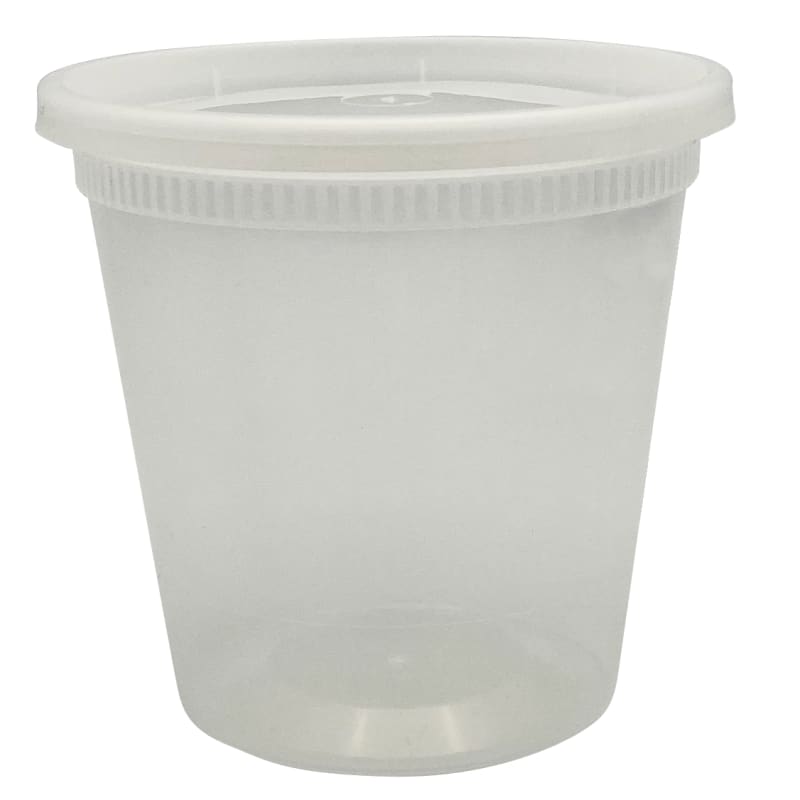 Empress EHDC24C Heavy Duty Deli Containers 24 oz Clear Combo Pack