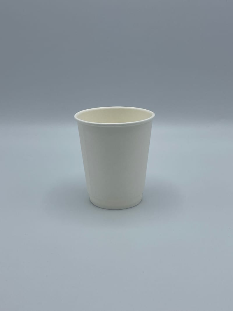 Empress EHCDW8-W Double Wall Paper Hot Cup 8 oz White