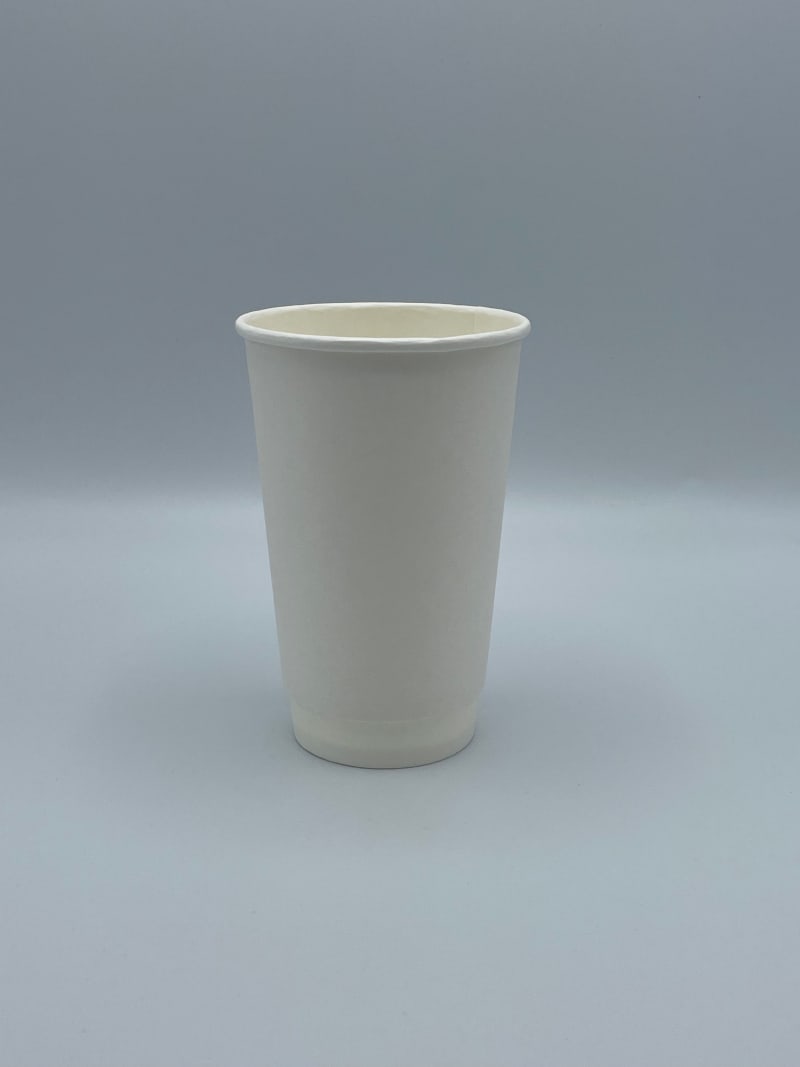 Empress EHCDW16-W Double Wall Paper Hot Cup 16 oz White